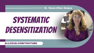 Exposure Therapy or Systematic Desensitization  CBT Counseling Skills [upl. by Assiluy]