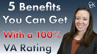 5 Benefits You Can Get With a 100 VA Disability Rating [upl. by Brewster]