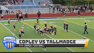 Copley vs Tallmadge 4th Grade Football [upl. by Klina]