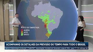 Chuvas no Nordeste cidades em Pernambuco e no Piauí registraram altos volumes nas últimas 24h [upl. by Nylde]