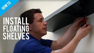 How To Hang Floating Shelves On A Stud Wall [upl. by Coffin689]