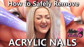 Easy Guide How to Safely Remove Acrylic Nails [upl. by Amias274]