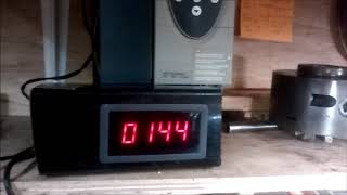 Altivar 11 and tachometer fitted to Myford lathe [upl. by Wampler757]