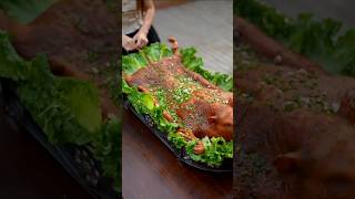 pig recipe cooking videoyoutubeshorts trendingshorts viralvideo [upl. by Nilrak]