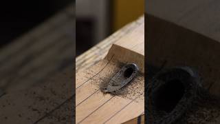 Making a custom Truss Rod access plug out of Bog Oak  Did I over engineer this guitarbuilder [upl. by Wallach]