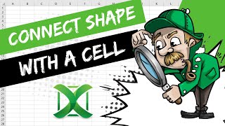 Excel  How to Connect shape with value from a cell  Excel Tips 109 [upl. by Harrie]