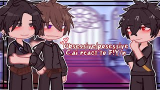 Obsessiveposessive yandere Cai react to FYn🩸 Character Ai d [upl. by Efi]