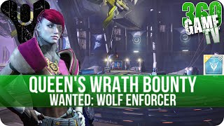 Destiny  Wanted Wolf Enforcer The Blast Earth  Queens Wrath Bounty Walkthrough  Location [upl. by Munsey959]