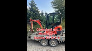 Kubota KX0164 Ölwechsel [upl. by Etnecniv]