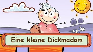 🌼 Eine kleine Dickmadam  Kniereiter zum Mitsingen  Kinderlieder [upl. by Sucram]