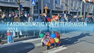 Faschingsumzug Petershausen 2024 [upl. by Jess20]