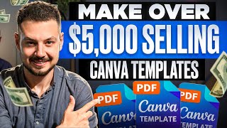 How I Earn 5000 by Selling CANVA Templates [upl. by Emyle]