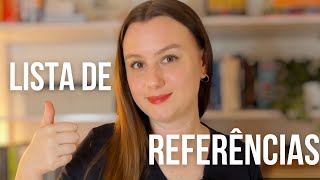 Como fazer uma LISTA DE REFERÊNCIAS redondinha  ABNT [upl. by Elagibba]