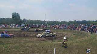 Virden demolition derby 2024 [upl. by Nilorac]