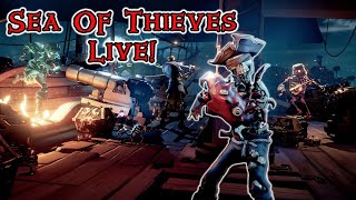 LIVE  ☠️GOLD amp GLORY with cptlobsterlegs amp divandinc☠️ YT seaofthieves sot bemorepirate [upl. by Gilbye694]