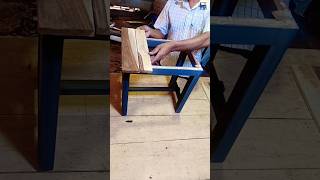 A Beautiful Stool woodworking carpentry machine diy trending reels carpentertools diy wood [upl. by Haskins]