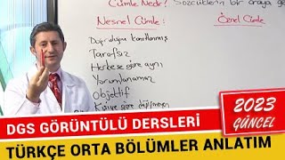 DGS Türkçe Konu Anlatımı  Orta Bölümler  2023 [upl. by Letsirhc]