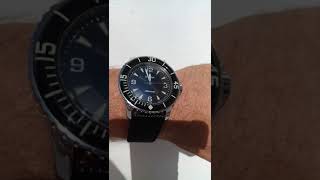 CORGEUT 45mm watch homage Blancpain fifty five fathoms [upl. by Ahsilahs]