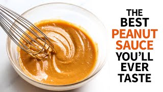 The Best Peanut Sauce Ever [upl. by Lucila213]