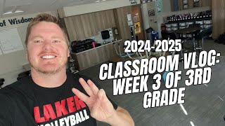 The Third Week of 3rd Grade  Classroom Vlog [upl. by Aicetel]