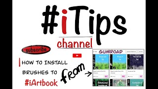 How to Install Brushes From Gumroad to iArtbook [upl. by Sirap80]