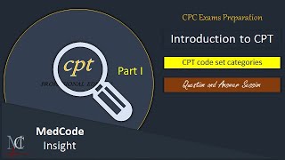 medical coding CPT introduction Part 1 [upl. by Dloreh]