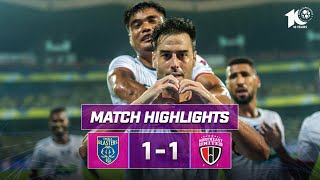 Match Highlights  Kerala Blasters FC 11 NorthEast United FC  MW 4  ISL 202324 [upl. by Flodur]