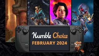 Humble Choice February 2024  All games on Steam Deck [upl. by Ilujna987]