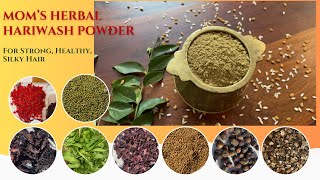 Moms Herbal Hairwash Powder for Strong Silky hair and Healthy Scalp [upl. by Arjun]