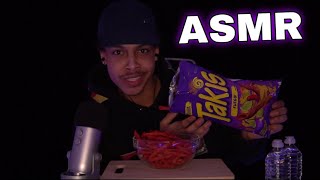 ASMR  Eating Takis Fuego ASMR CRUNCHY EATING SOUNDS [upl. by Batish]