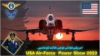 United States Airfroce Firepower show 2023  world most advanced airforce  Utubee [upl. by Odnamla771]