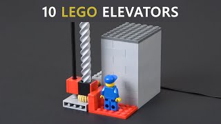 Building 10 Lego Elevators [upl. by Seldan399]