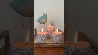 चाय के कुल्हड़ से Candles diyhomedecor diyideas shorts diycandles candlemaking [upl. by Eeralih]