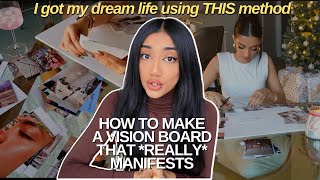 HOW TO MAKE A VISION BOARD THAT WORKS FOR 2024 ive had 10 come true [upl. by Aryan913]