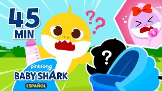 Episodios Completos de ¡Aquí Estás Tiburón Bebé Niñero  Cuentos Infantiles  Baby Shark en español [upl. by Nbi]