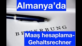 Maaş hesaplama  Gehaltsrechner [upl. by Welsh]