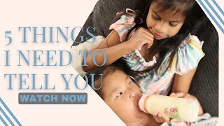 5 THINGS I NEED TO TELL YOU AdoptionParentingSpecial Needs Family [upl. by Whang515]