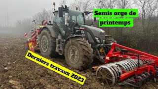 Les derniers travaux 2023… semis de l’orge de printemps avec le fendt 724 et le combiné Pottinger [upl. by Hosea727]