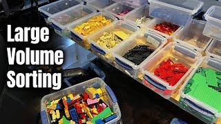 How I sort my LEGO for HUGE MOC projects [upl. by Eide]