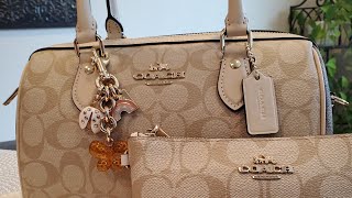 Whats in My Coach Rowan Satchel [upl. by Lenad]