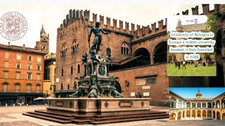 University of Bologna  the oldest university in the world  Europe Italy Emilia Romagna Bologna 🇮🇹 [upl. by Bornie]