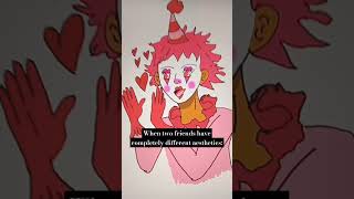 😂 clowns oc animation art trend clowncore originalcharacters youtubeshorts foryourpage fyp [upl. by Enitnemelc]