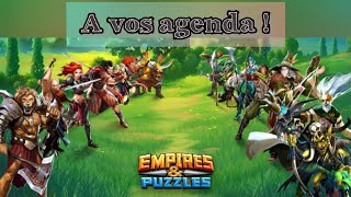 Calendrier Octobre 2024  Comparaison avec Février 2022 Empires and Puzzles [upl. by Digdirb477]