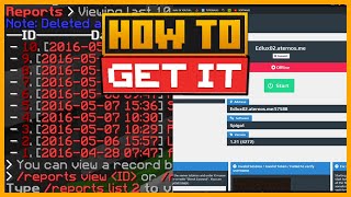 🟨 HOW to ADD REPORTS on your ATERNOS MINECRAFT SERVER [upl. by Tammara991]