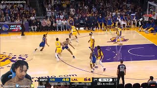 FlightReacts To Golden State Warriors vs Lakers Preseason Full Game Highlights  October 13 2023 [upl. by Cesya889]