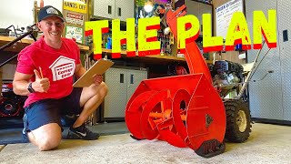 REPAINTING A 1971 ARIENS SNOTHRO The Plan [upl. by Anerac]