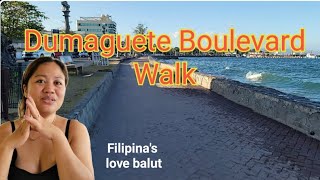 Dumaguete Boulevard walk through Filipina eats balut travel philippines balutchallenge [upl. by Drawdesemaj]