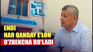 Endi har qanday elon ozbekcha boladi Jarimalar oshirilmoqda [upl. by Wenger]