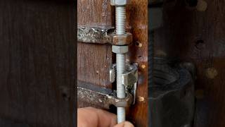 Simple idea with gate latch lock  mechanism lock  DIY  Craft design  Unique and creative [upl. by Annoled]