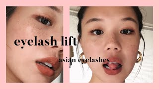 Lash Lift on Short Straight Asian Lashes [upl. by Cadell]